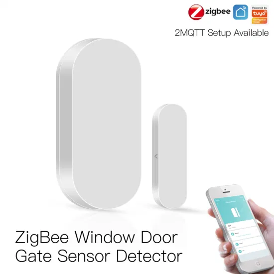 Capteur de porte fenêtre intelligent Zigbee pour la sécurité de la maison intelligente